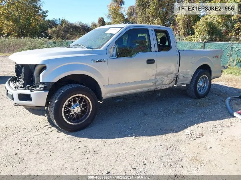 2018 Ford F-150 Xl VIN: 1FTEX1EP3JKE21665 Lot: 40699934