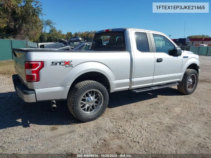 2018 Ford F-150 Xl VIN: 1FTEX1EP3JKE21665 Lot: 40699934