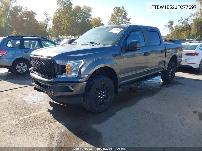 2018 Ford F-150 Xl VIN: 1FTEW1E52JFC77097 Lot: 40700231