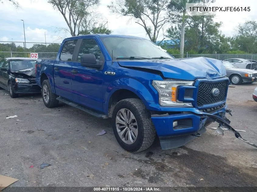 2018 Ford F-150 Xl VIN: 1FTEW1EPXJFE66145 Lot: 40711915