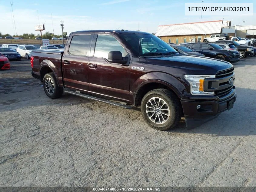 2018 Ford F-150 Xlt VIN: 1FTEW1CP7JKD32011 Lot: 40714086