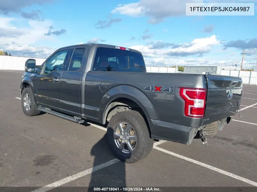 2018 Ford F-150 Xlt VIN: 1FTEX1EP5JKC44987 Lot: 40718041