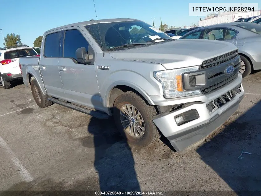 2018 Ford F-150 Xlt VIN: 1FTEW1CP6JKF28294 Lot: 40725849