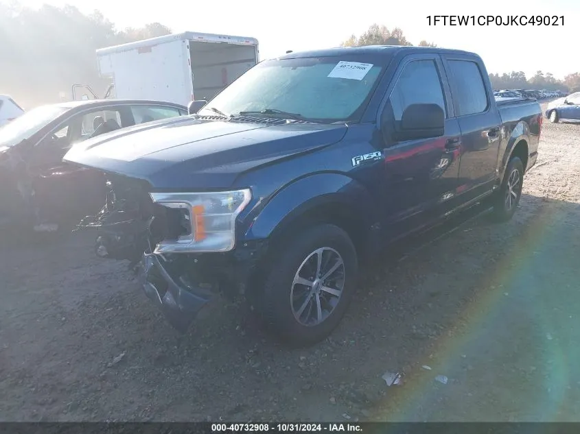 2018 Ford F-150 Xl VIN: 1FTEW1CP0JKC49021 Lot: 40732908