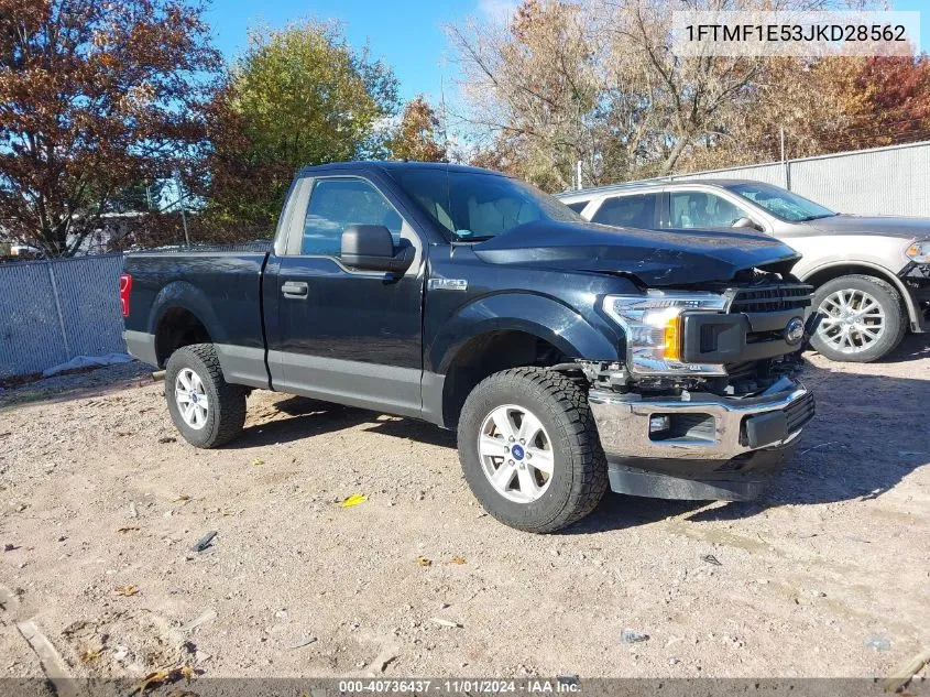 2018 Ford F-150 Xl VIN: 1FTMF1E53JKD28562 Lot: 40736437