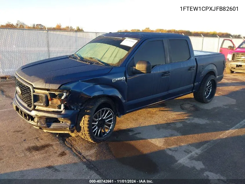 2018 Ford F-150 Xl VIN: 1FTEW1CPXJFB82601 Lot: 40742661