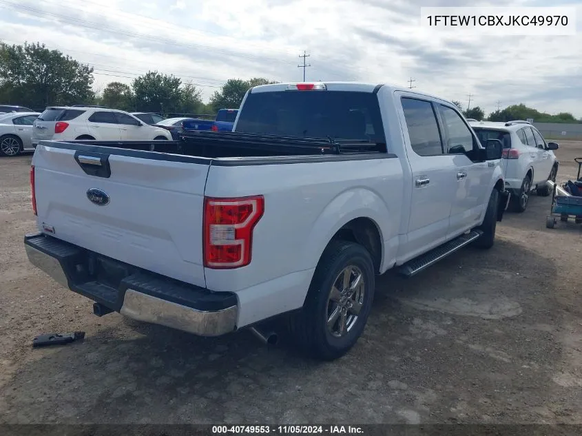 2018 Ford F-150 Xlt VIN: 1FTEW1CBXJKC49970 Lot: 40749553