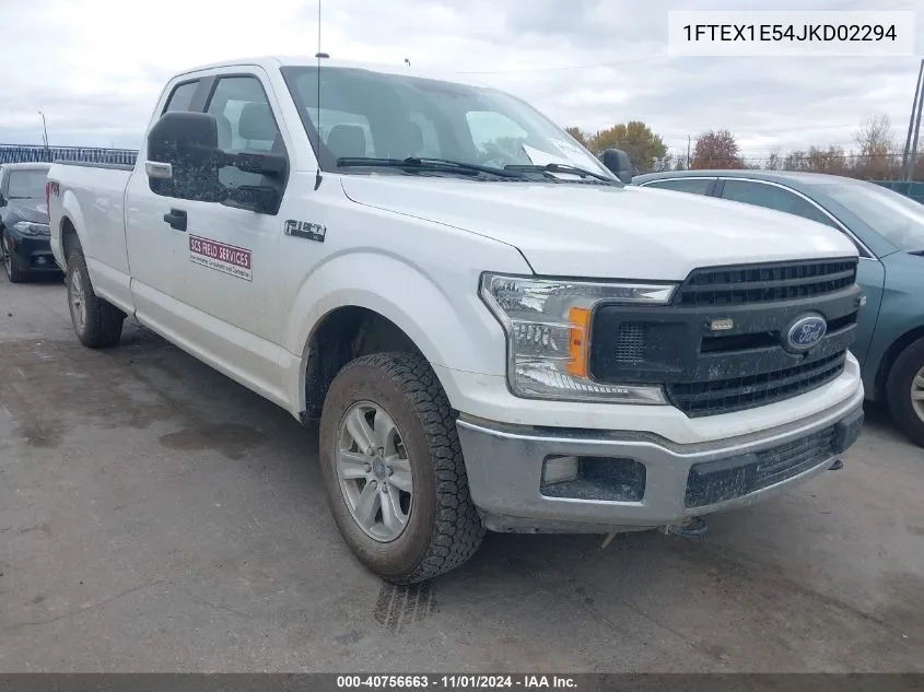 2018 Ford F-150 Xl VIN: 1FTEX1E54JKD02294 Lot: 40756663