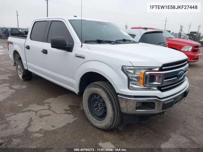 2018 Ford F-150 Xlt VIN: 1FTEW1E58JKF27448 Lot: 40765272