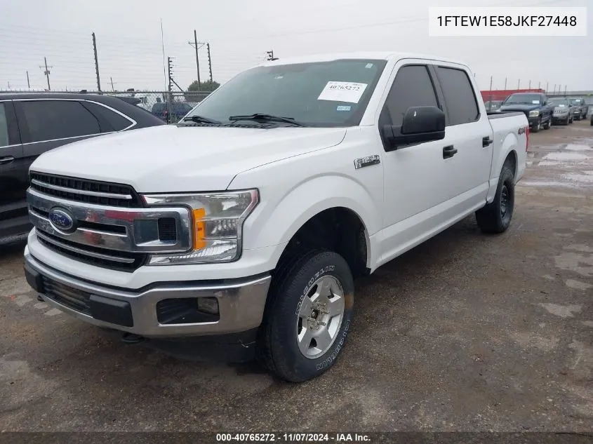 2018 Ford F-150 Xlt VIN: 1FTEW1E58JKF27448 Lot: 40765272