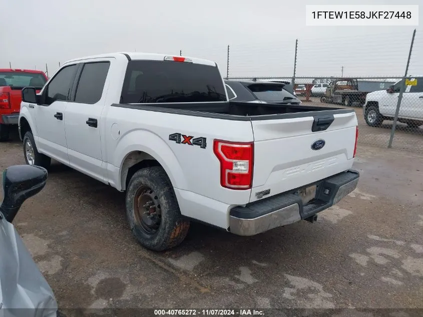 2018 Ford F-150 Xlt VIN: 1FTEW1E58JKF27448 Lot: 40765272