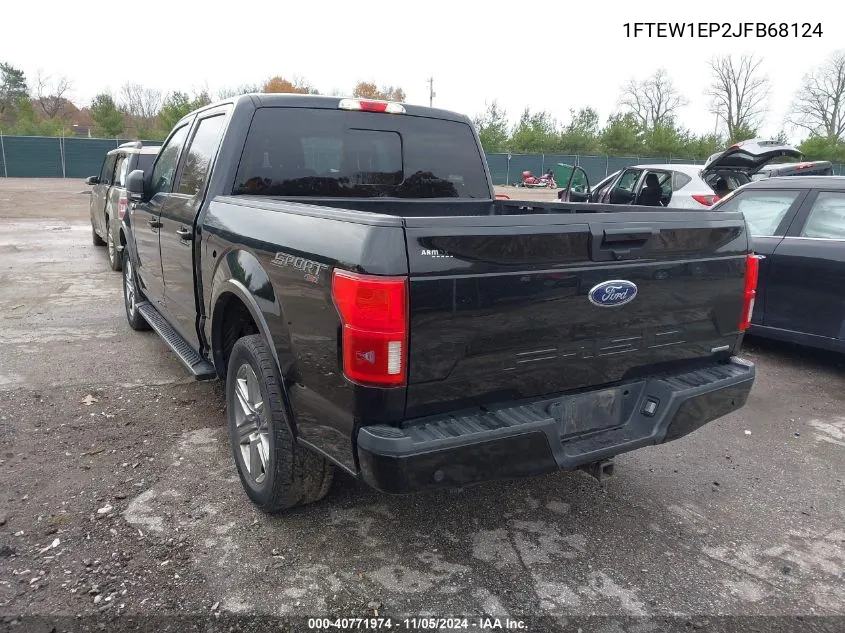 2018 Ford F-150 Xlt VIN: 1FTEW1EP2JFB68124 Lot: 40771974