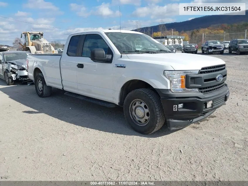 2018 Ford F-150 Xl VIN: 1FTEX1E56JKC31504 Lot: 40773562