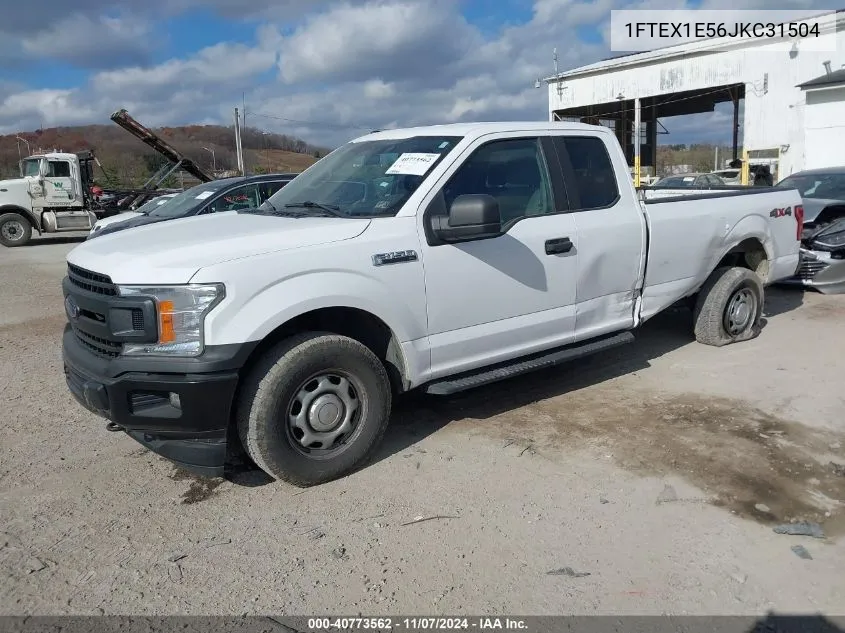 2018 Ford F-150 Xl VIN: 1FTEX1E56JKC31504 Lot: 40773562