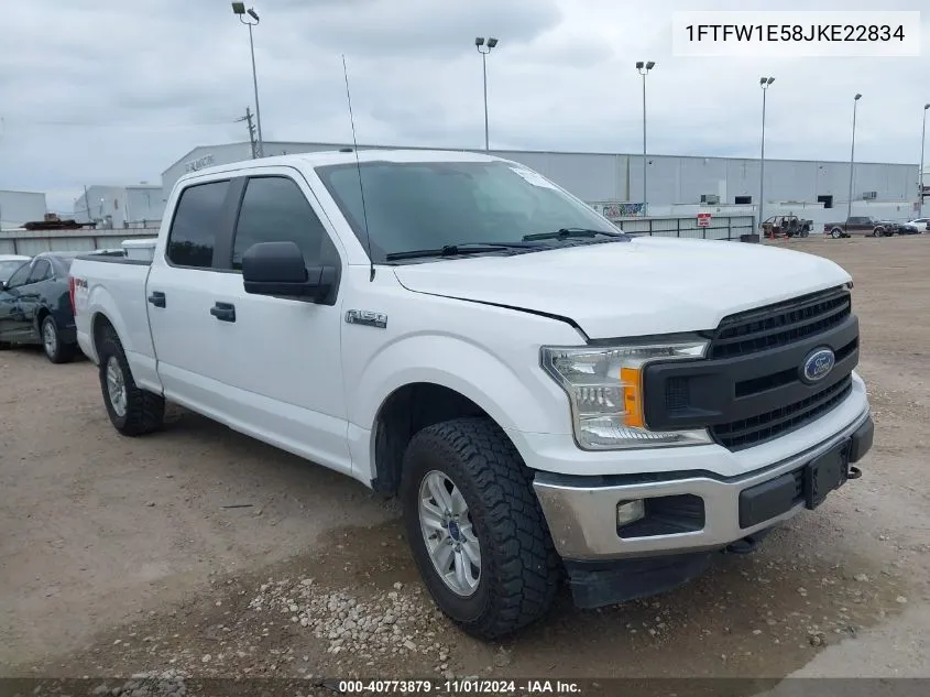 2018 Ford F-150 Xl VIN: 1FTFW1E58JKE22834 Lot: 40773879