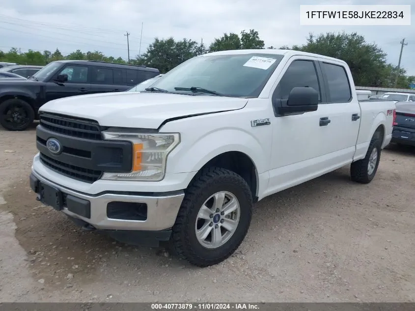 2018 Ford F-150 Xl VIN: 1FTFW1E58JKE22834 Lot: 40773879