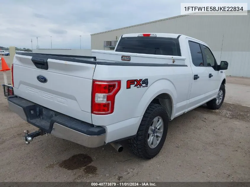 2018 Ford F-150 Xl VIN: 1FTFW1E58JKE22834 Lot: 40773879