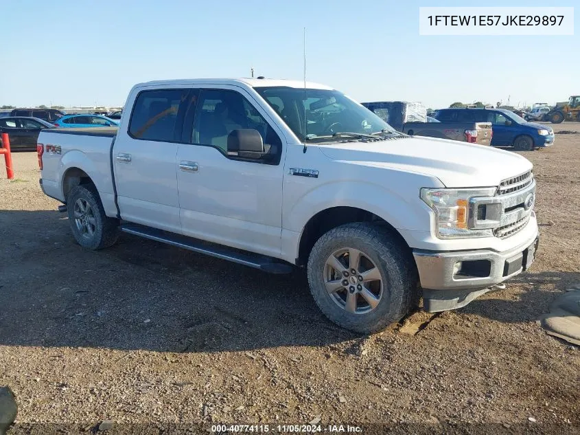 2018 Ford F-150 Xlt VIN: 1FTEW1E57JKE29897 Lot: 40774115