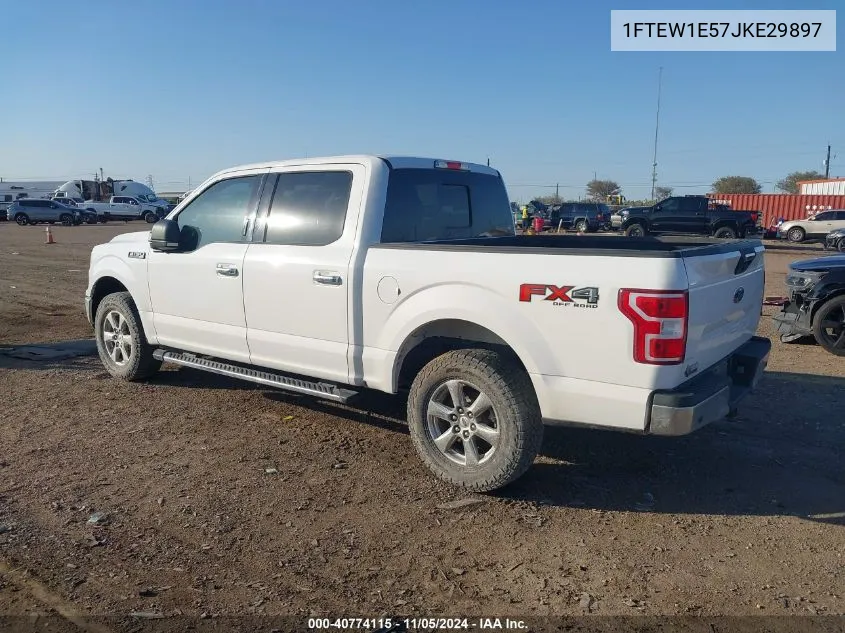 2018 Ford F-150 Xlt VIN: 1FTEW1E57JKE29897 Lot: 40774115