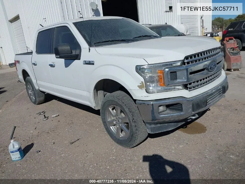 1FTEW1E55JKC57711 2018 Ford F-150 Xlt