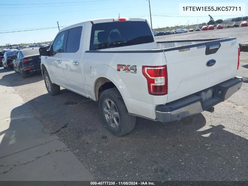 1FTEW1E55JKC57711 2018 Ford F-150 Xlt