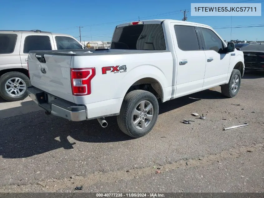 1FTEW1E55JKC57711 2018 Ford F-150 Xlt