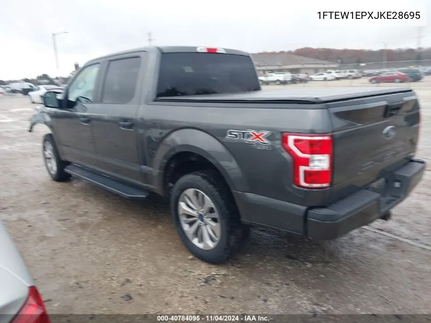 2018 Ford F-150 Xl VIN: 1FTEW1EPXJKE28695 Lot: 40784095