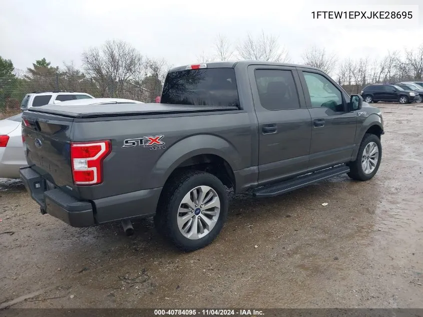 2018 Ford F-150 Xl VIN: 1FTEW1EPXJKE28695 Lot: 40784095