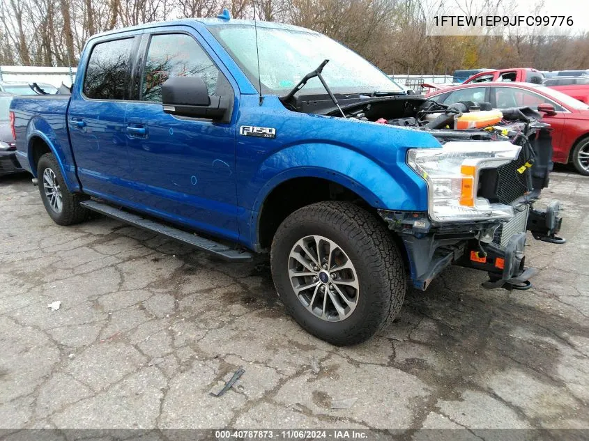 2018 Ford F-150 Xlt VIN: 1FTEW1EP9JFC99776 Lot: 40787873