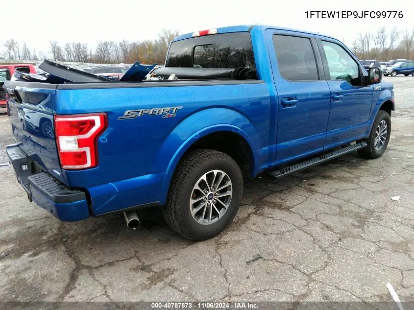 2018 Ford F-150 Xlt VIN: 1FTEW1EP9JFC99776 Lot: 40787873