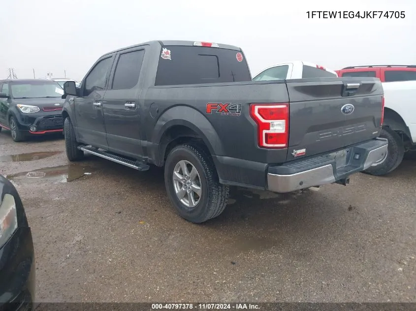 2018 Ford F-150 Xlt VIN: 1FTEW1EG4JKF74705 Lot: 40797378