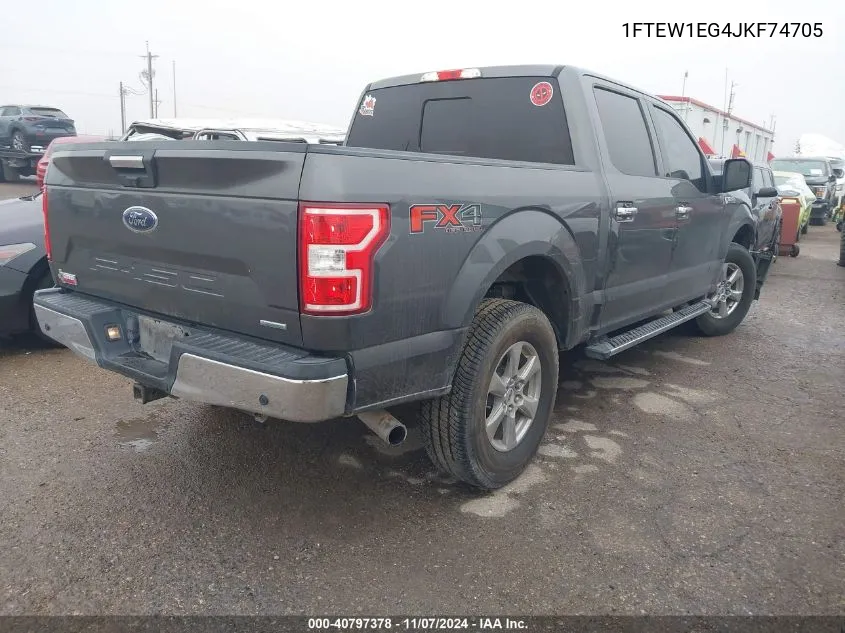 2018 Ford F-150 Xlt VIN: 1FTEW1EG4JKF74705 Lot: 40797378