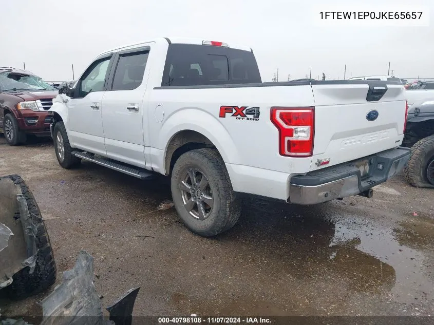 2018 Ford F-150 Xlt VIN: 1FTEW1EP0JKE65657 Lot: 40798108