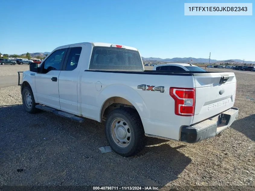 1FTFX1E50JKD82343 2018 Ford F-150 Xl