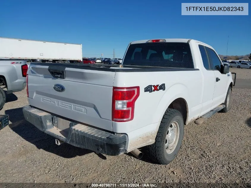 1FTFX1E50JKD82343 2018 Ford F-150 Xl