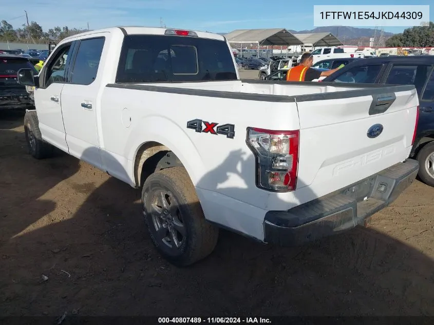 2018 Ford F-150 Xlt VIN: 1FTFW1E54JKD44309 Lot: 40807489