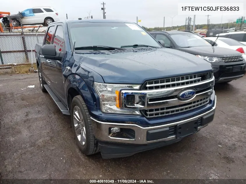 2018 Ford F-150 Xlt VIN: 1FTEW1C50JFE36833 Lot: 40810349