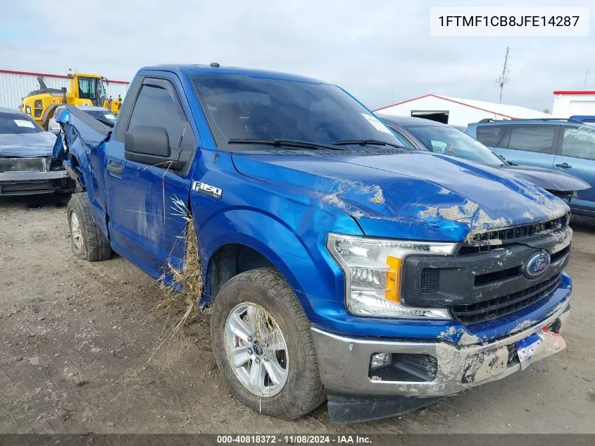 2018 Ford F-150 Xl VIN: 1FTMF1CB8JFE14287 Lot: 40818372