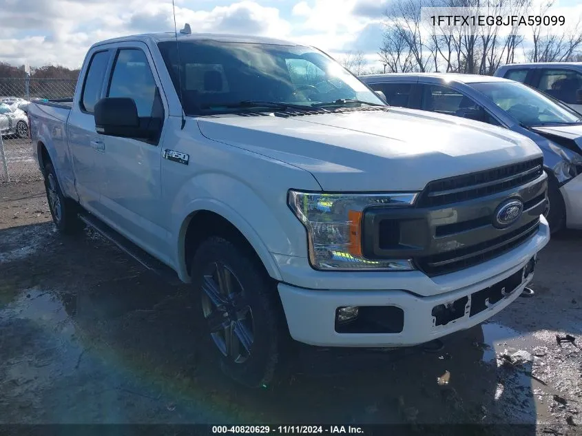 2018 Ford F-150 Xlt VIN: 1FTFX1EG8JFA59099 Lot: 40820629