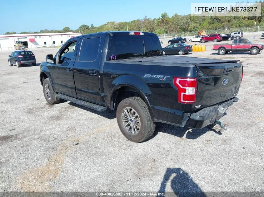 2018 Ford F-150 Xlt VIN: 1FTEW1EP1JKE73377 Lot: 40826882