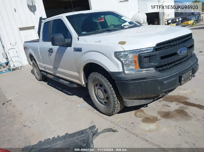 2018 Ford F-150 Xl VIN: 1FTFX1E50JKD95920 Lot: 40841341