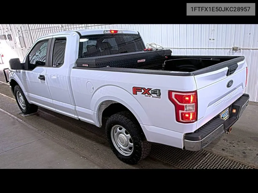 2018 Ford F150 Super Cab VIN: 1FTFX1E50JKC28957 Lot: 40848943