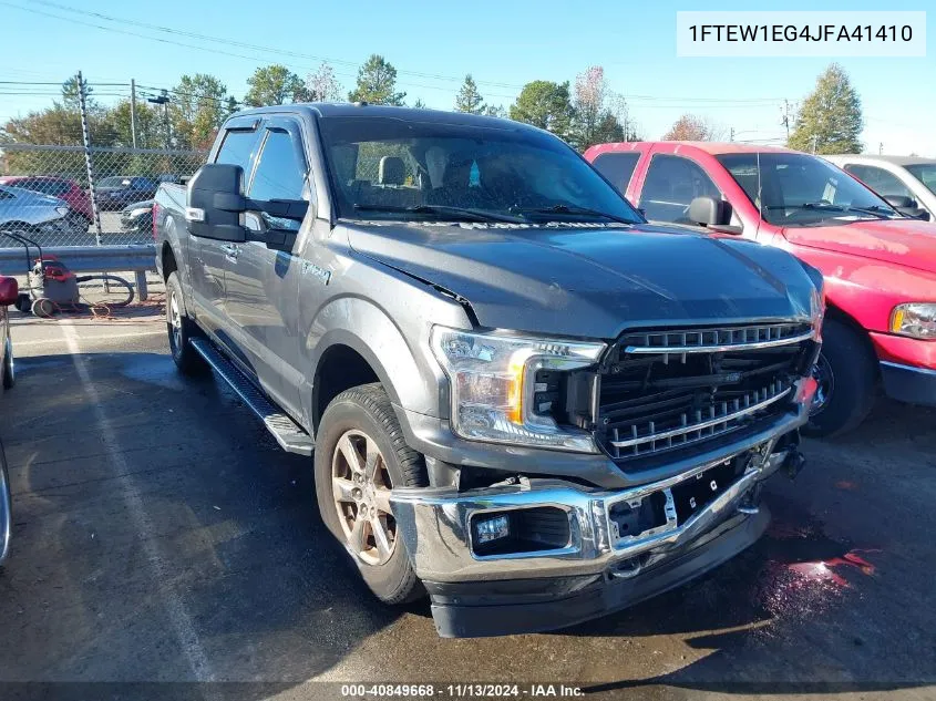 1FTEW1EG4JFA41410 2018 Ford F-150 Xlt