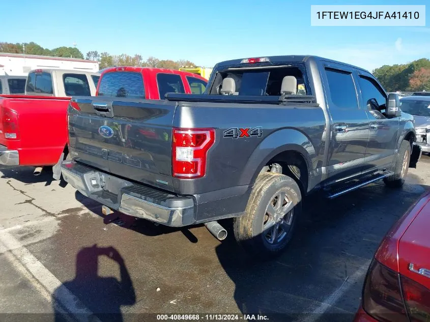 1FTEW1EG4JFA41410 2018 Ford F-150 Xlt