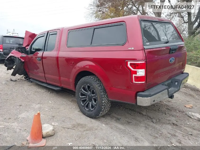 2018 Ford F-150 Xlt VIN: 1FTFX1EG8JFA04927 Lot: 40859807