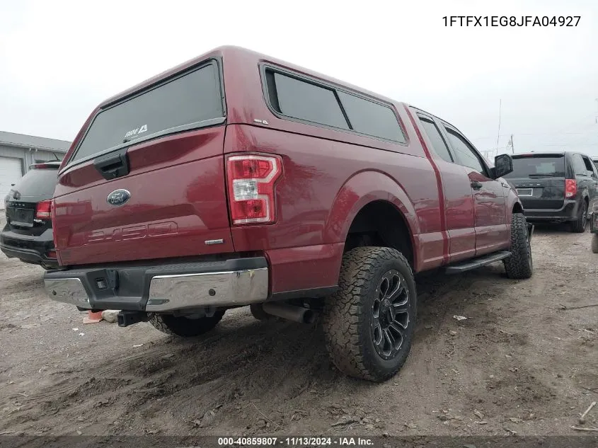 2018 Ford F-150 Xlt VIN: 1FTFX1EG8JFA04927 Lot: 40859807