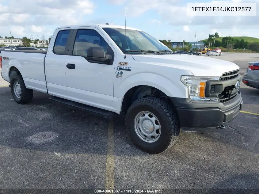 2018 Ford F-150 Xl VIN: 1FTEX1E54JKC12577 Lot: 40861387