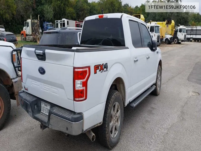 2018 Ford F-150 Xlt VIN: 1FTEW1E59JKF90106 Lot: 40866174