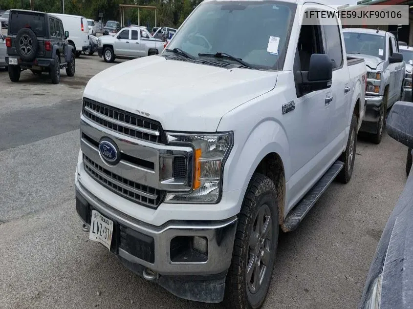 2018 Ford F-150 Xlt VIN: 1FTEW1E59JKF90106 Lot: 40866174