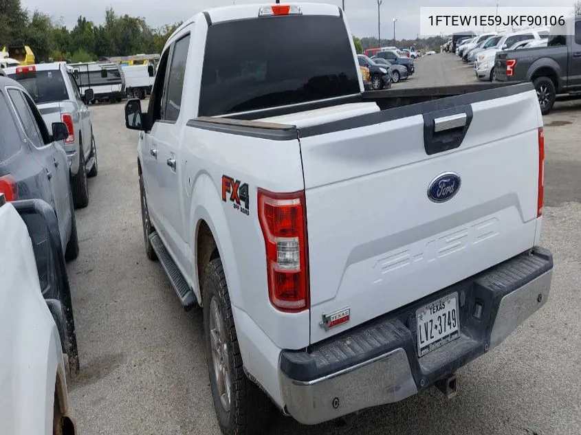 2018 Ford F-150 Xlt VIN: 1FTEW1E59JKF90106 Lot: 40866174